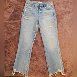 Flying Monkey Light Blue Ripped Skinny Jeans